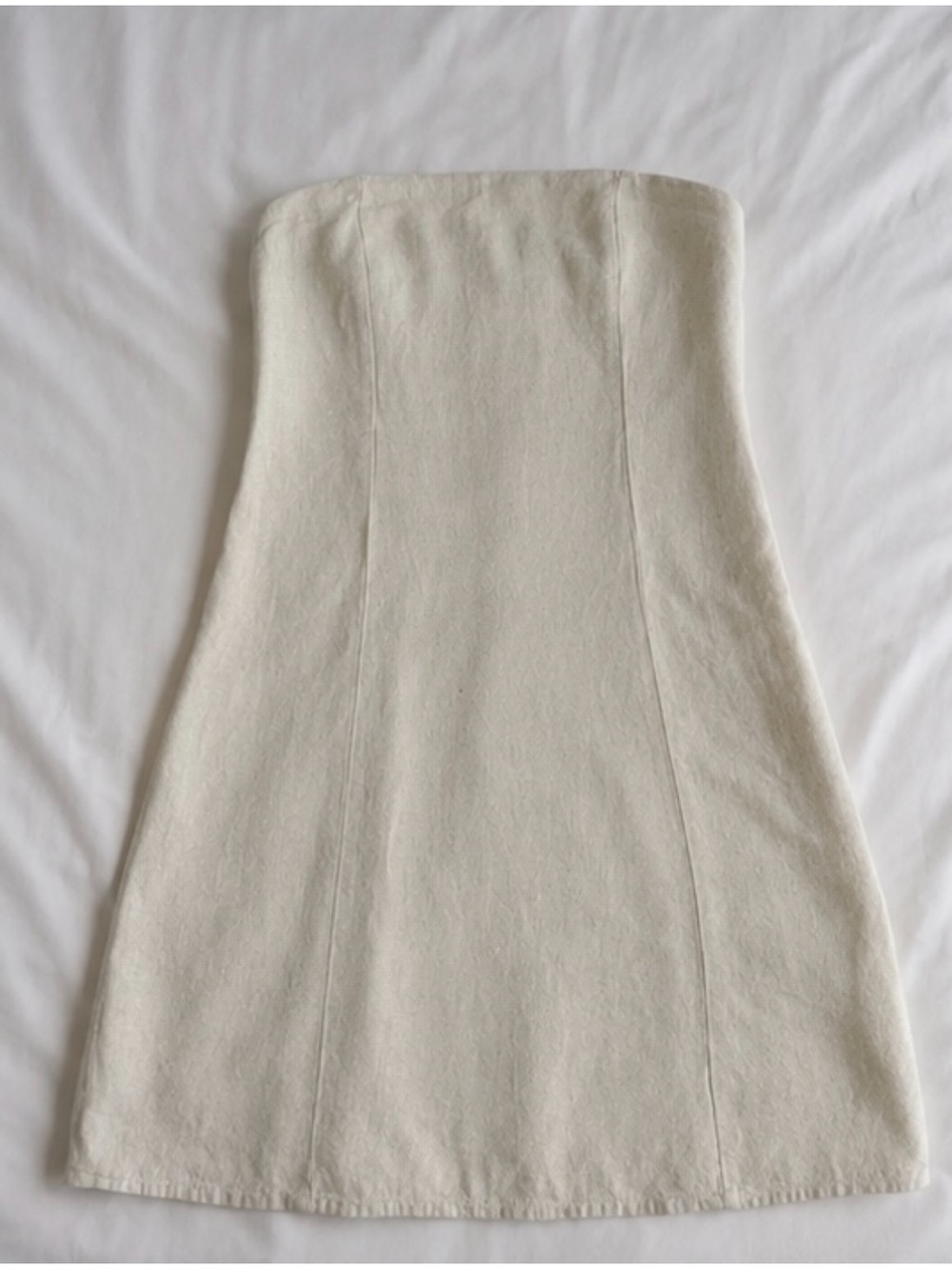Old Navy Strapless Cream Tube Dress